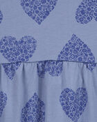 Toddler Heart Jersey Dress, image 3 of 4 slides