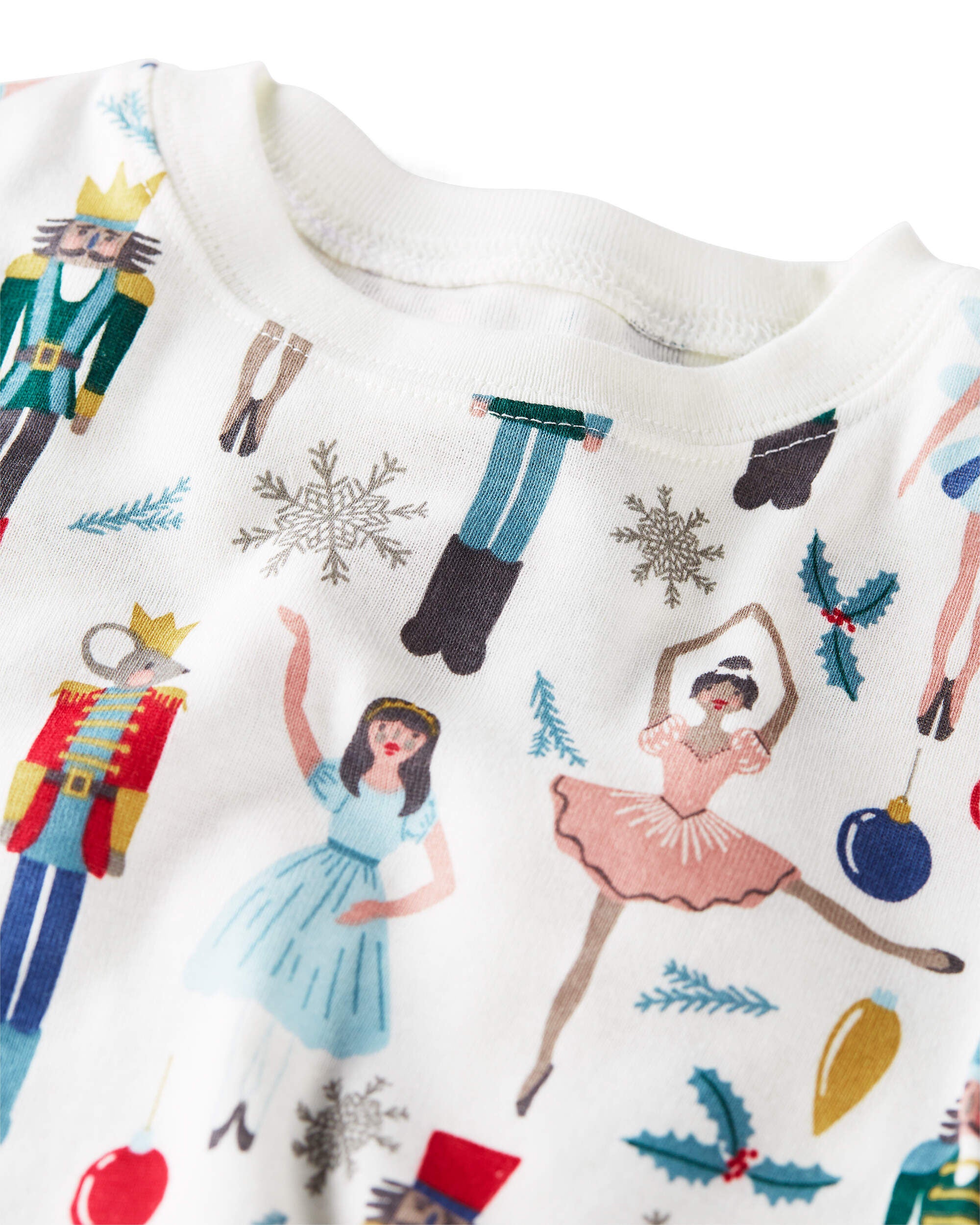 Toddler Boys Toddler Organic Cotton Pyjamas in Holiday Nutcracker 2T Little Planet