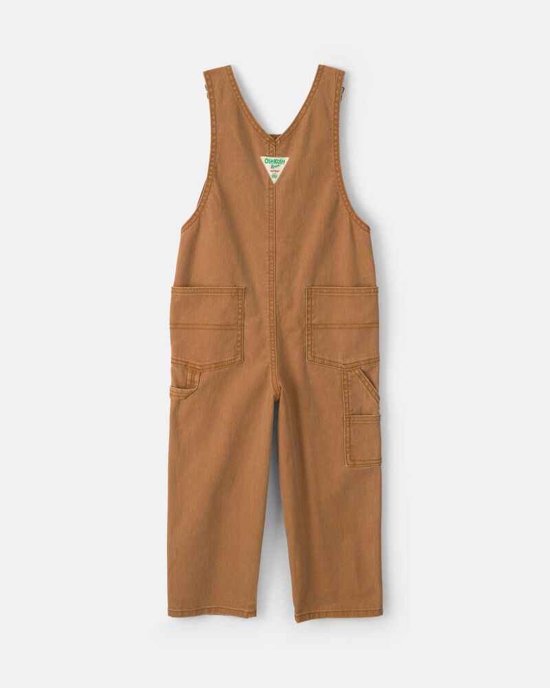 Toddler Overalls - Brown, image 2 of 4 slides