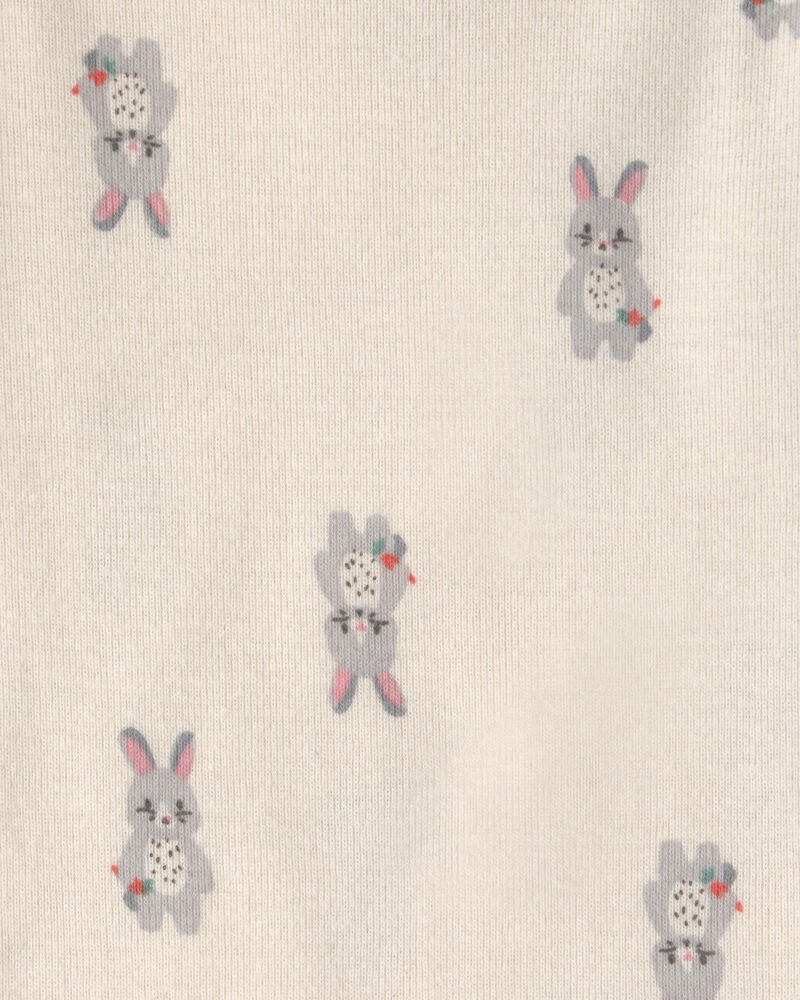 Baby Girl 5-Pack Bunny Multipack Bodysuits, image 4 of 6 slides