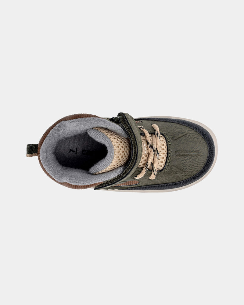 Toddler Boy Ankle Boots - Olive, image 4 of 6 slides