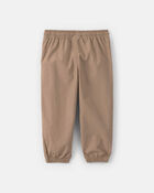 Tout-petit gar&ccedil;on &ndash; Pantalon de jogging en popeline &ndash; Kaki, image 2 sur 4 diapositives