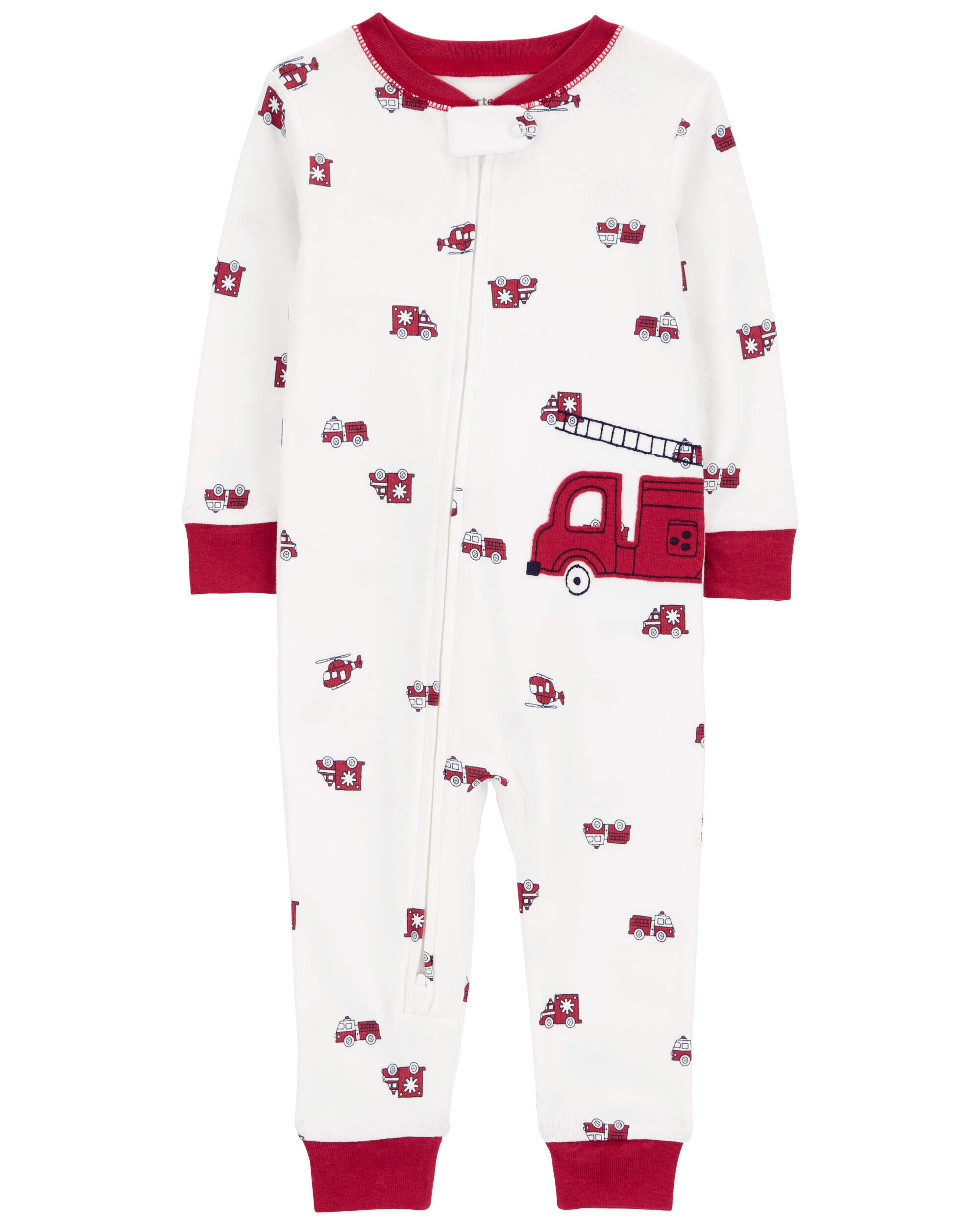 Blue White Toddler 2 Pack 100 Snug Fit Cotton Footless Pajamas Carter s Oshkosh Canada