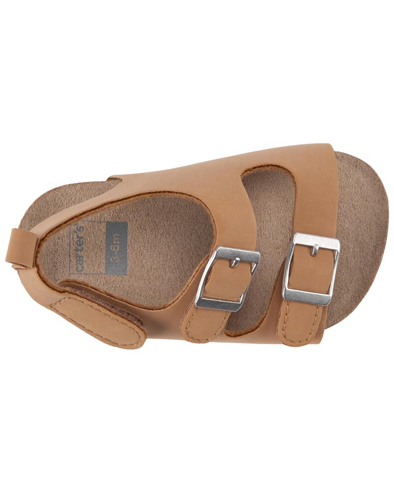 Cork Sandal Baby Shoes, image 4 of 8 slides