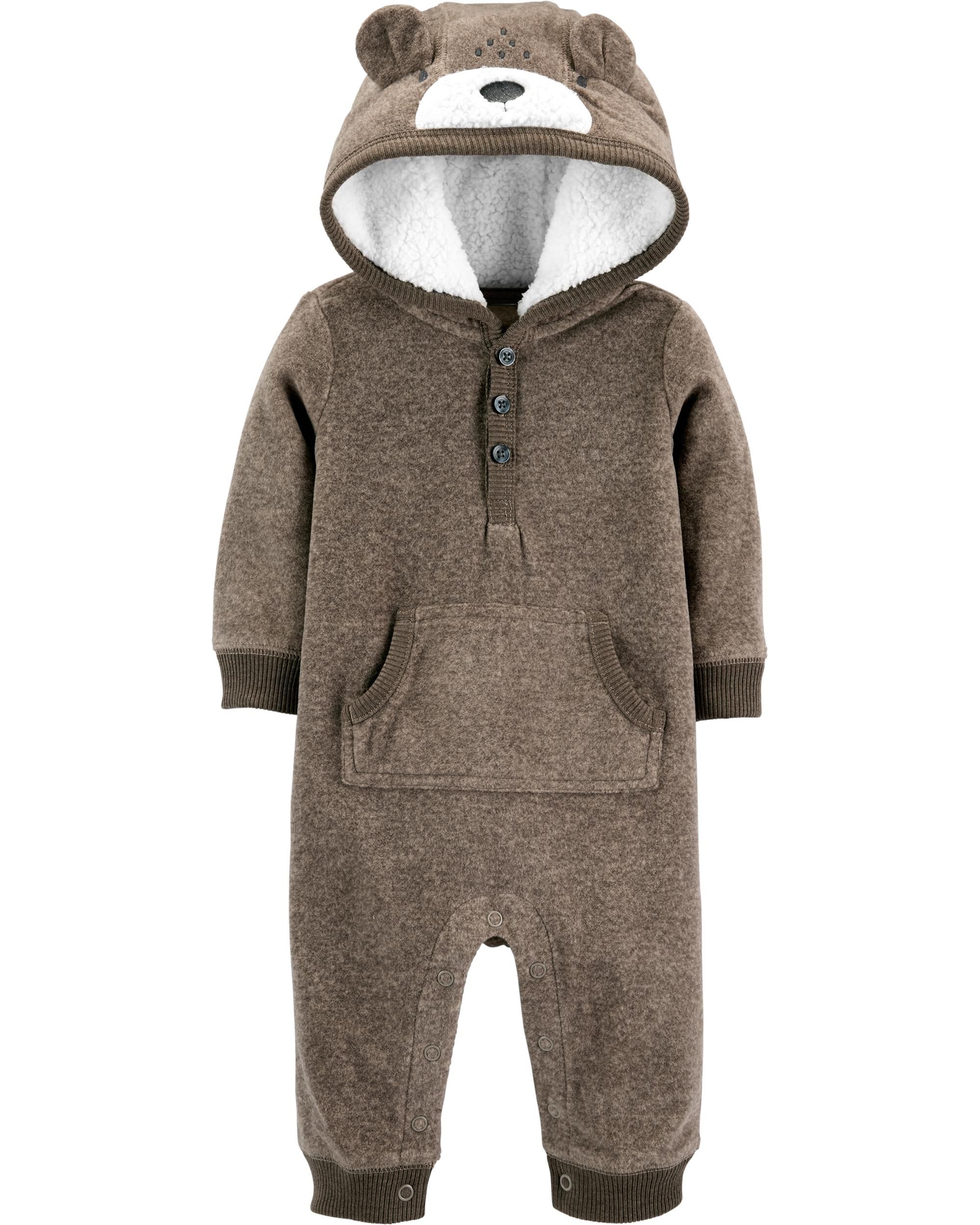 Carter's bear fleece jumpsuit Clearance