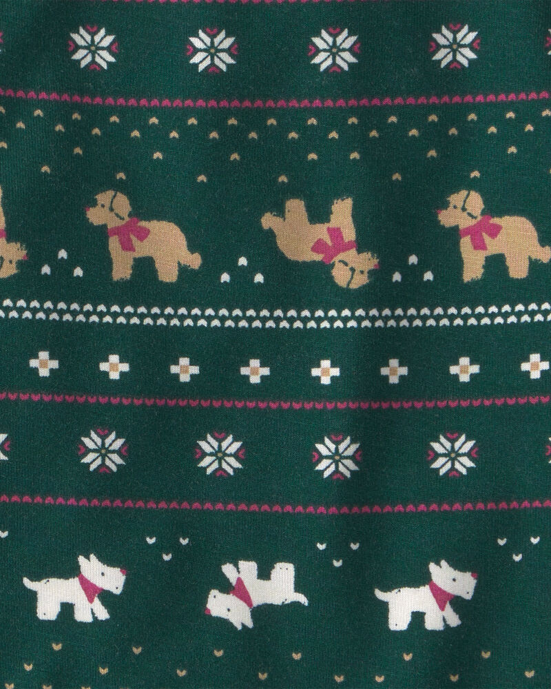 B&eacute;b&eacute; - Ensemble 2 pi&egrave;ces PurelySoft cache-couche manches longues et pantalon &agrave; motif jacquard - Vert, image 4 sur 4 diapositives