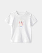 B&eacute;b&eacute; - T-shirt &agrave; imprim&eacute; et broderie Winnie l&rsquo;Ourson de Disney&reg; - Blanc, image 4 sur 4 diapositives