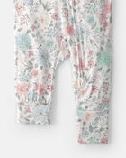 Baby Girl Butterfly Garden 2-Way Zip PurelySoft Sleeper, image 6 of 8 slides