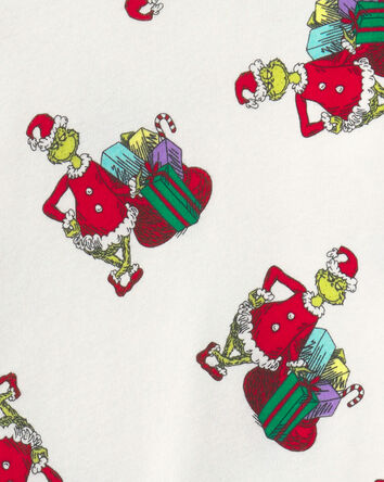 Toddler 2-Piece Dr. Seuss&trade; The Grinch Christmas 100% Cotton Snug Fit Pyjama Set - Ivory, 