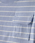 Toddler Boy Striped Colorblock Long-Sleeve Tee - Blue, image 2 of 5 slides