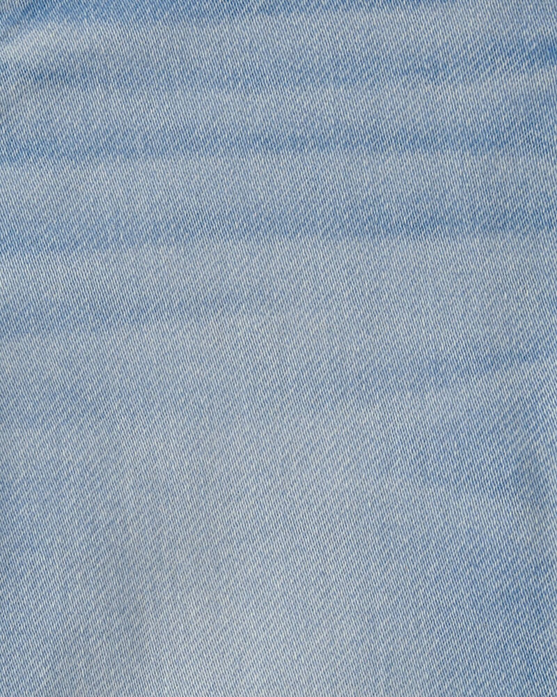 Tout-petit fille - Jeans en denim &agrave; jambe &eacute;vas&eacute; - Bleu clair, image 3 sur 3 diapositives