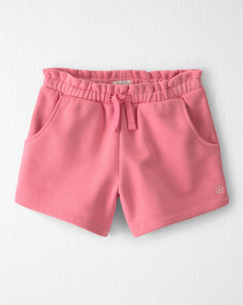 Girls Knit Shorts Made with Organic Cotton, 