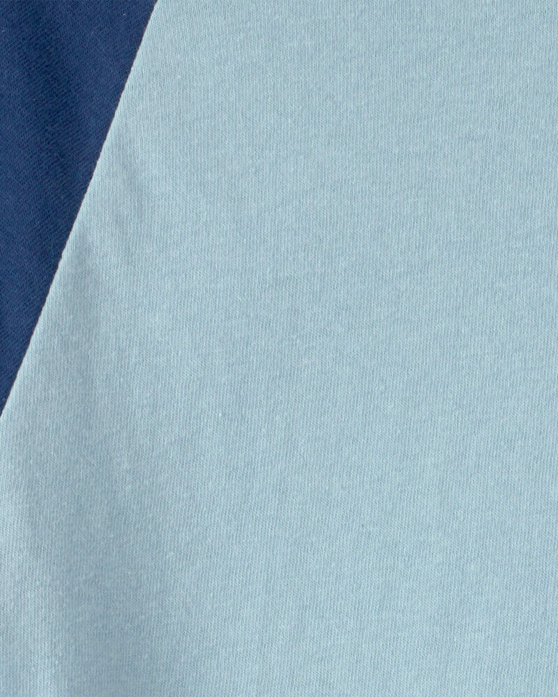 Kid Colorblock T-Shirt - Blue, image 2 of 3 slides