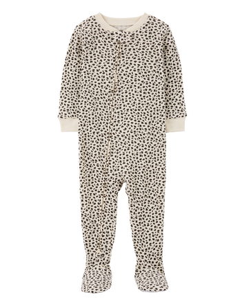 Baby 1-Piece Floral Thermal Footie Pyjamas, 