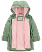 Bébé Blouson léger doublé de molleton vert olive, image 2 sur 3 diapositives