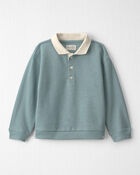 Toddler Boy Organic Cotton French Terry Polo, image 1 of 4 slides