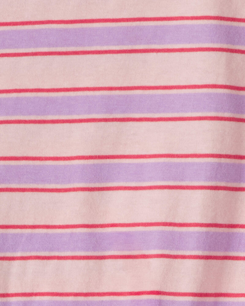Filles - Haut manches longues &agrave; rayures &ndash; Rose/Mauve, image 2 sur 2 diapositives
