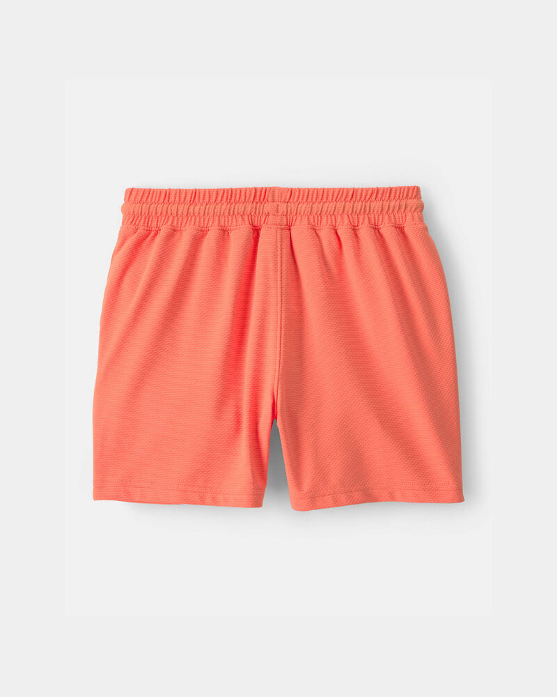 Boys Mesh Active Shorts - Orange, image 2 of 4 slides