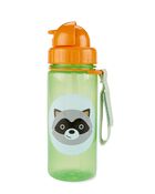 Bouteille ZOO &agrave; paille - 13 oz &mdash; Raton laveur, image 1 sur 2 diapositives
