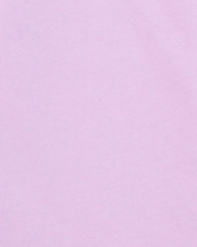 Kid Purple Cotton Tee, image 3 of 4 slides