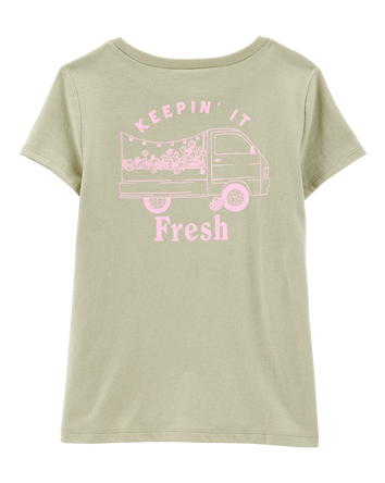 Kid Stay Fresh Graphic Short-Sleeve Tee - Green, 