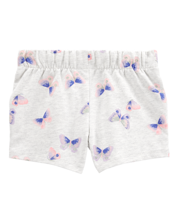 Toddler Butterfly Pull-On French Terry Shorts, 
