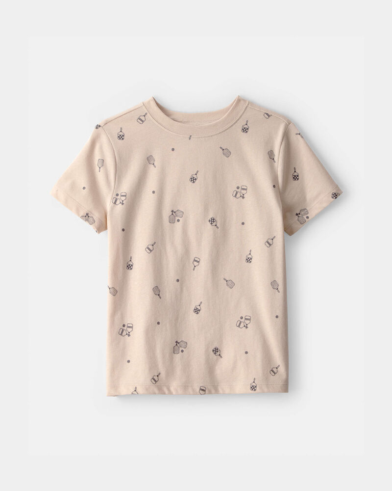 Kids Pickleball T-Shirt - Brown, image 1 of 3 slides