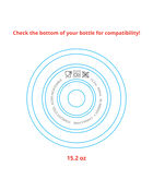 Wander Straw Bottle Extra Straws - 2-Pack, image 2 of 2 slides