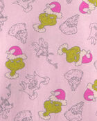 Girls Dr. Seuss&trade; The Grinch Christmas Long-Sleeve Graphic Tee - Pink, image 2 of 2 slides
