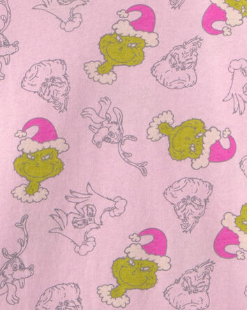 Girls Dr. Seuss&trade; The Grinch Christmas Long-Sleeve Graphic Tee - Pink, 