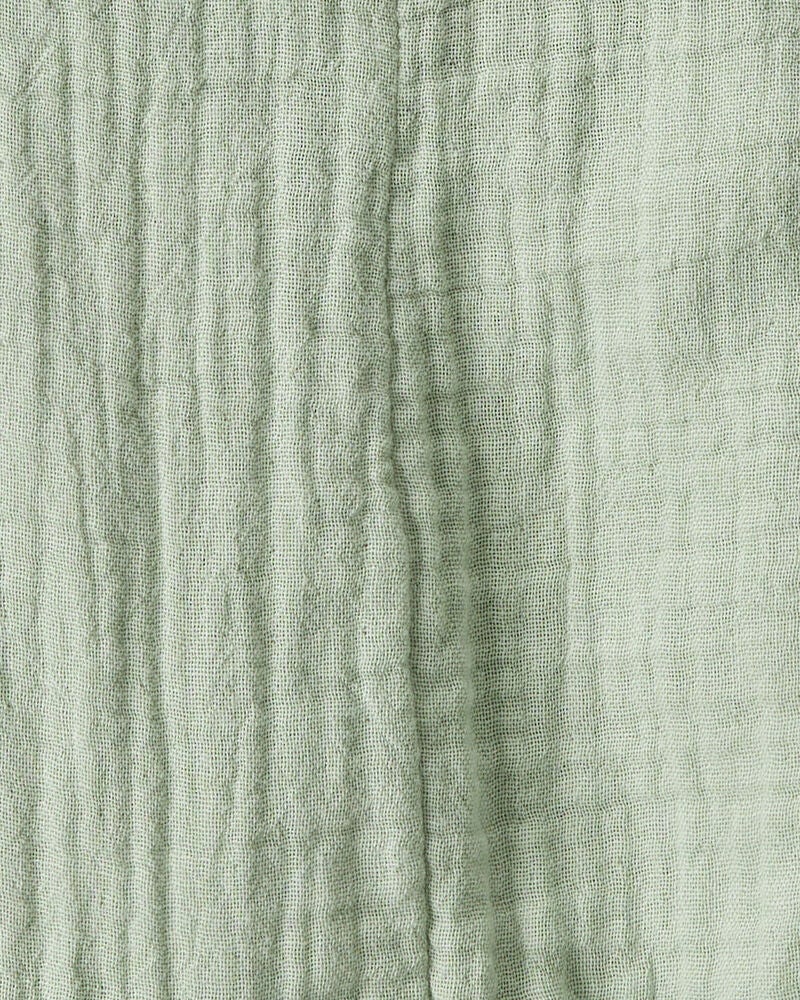 Baby Organic Cotton Gauze Overalls, image 5 of 6 slides