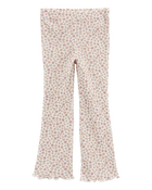 Toddler Floral Thermal Flare Pants, image 3 of 6 slides