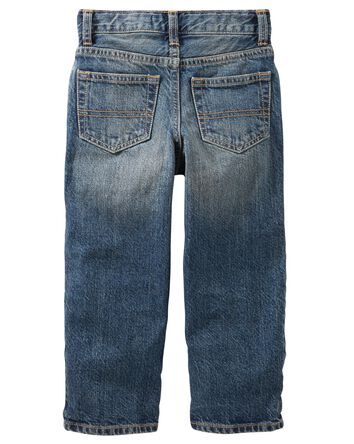 Classic Jeans (Slim Fit) - Tumbled Medium Faded Wash, 