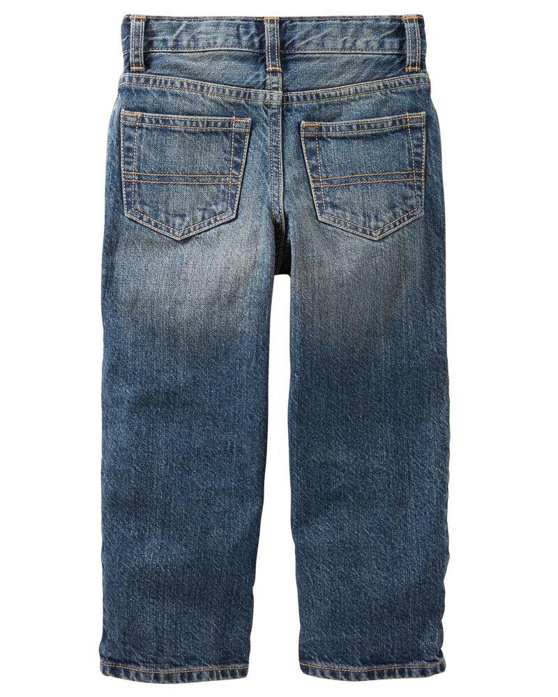 Jeans classique - délavage moyen usé - coupe étroite, image 2 sur 2 diapositives