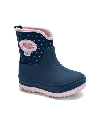 Toddler Girl Mounty Neoprene Snow Boots - Navy, 