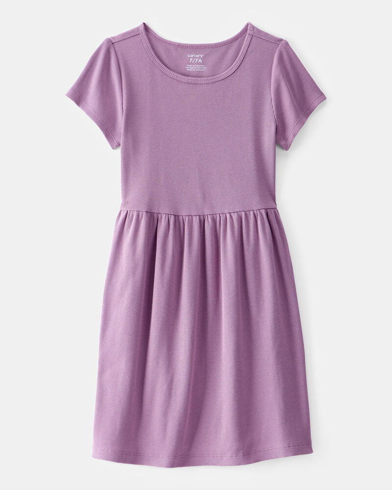 Girls Ribbed Dress, image 1 of 4 slides