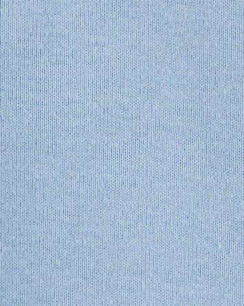 Baby 2-Piece Tank Bodysuit & Shell Print Pull-On Short Set - Blue/Ivory, 