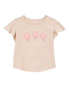 Toddler Floral Short-Sleeve Tee, image 1 of 3 slides