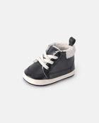 B&eacute;b&eacute; gar&ccedil;on - Espadrilles &agrave; tige haute - Noir, image 6 sur 6 diapositives