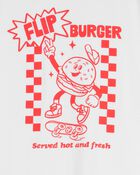 Kid Burger Short-Sleeve Graphic Tee - White, image 2 of 3 slides