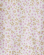 Girls Organic Cotton Pyjamas in Enchanted Floral Print, image 3 of 4 slides