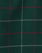 Baby Boy 3-Piece Plaid Twill Long-Sleeve Layering Set - Red/Green/Khaki, image 4 of 5 slides