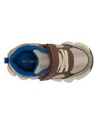 Toddler Boy Athletic Sneakers - Brown, image 5 of 6 slides
