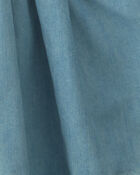 Girls Chambray Denim Skort - Indigo, image 3 of 4 slides
