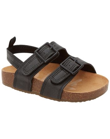 Buckle Footbed Sandals, 
