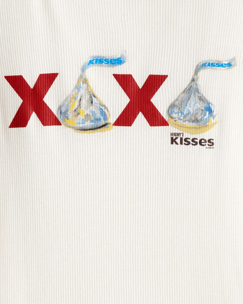 Filles - Haut &agrave; manches longues Hershey Kisses XOXO - Cr&egrave;me, image 2 sur 2 diapositives