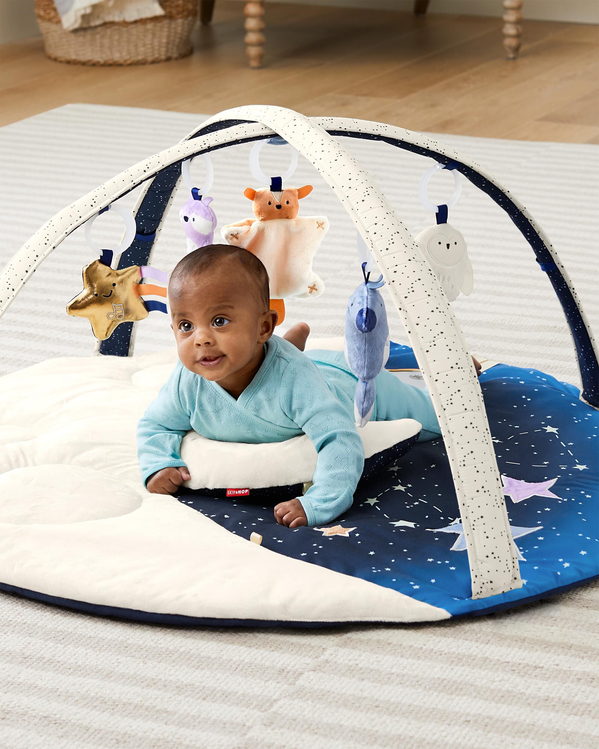 Grey baby activity gym shop