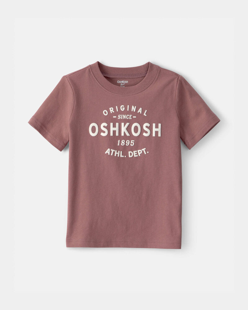 Toddler OshKosh Logo Short-Sleeve Graphic Tee - Brown, image 1 of 4 slides