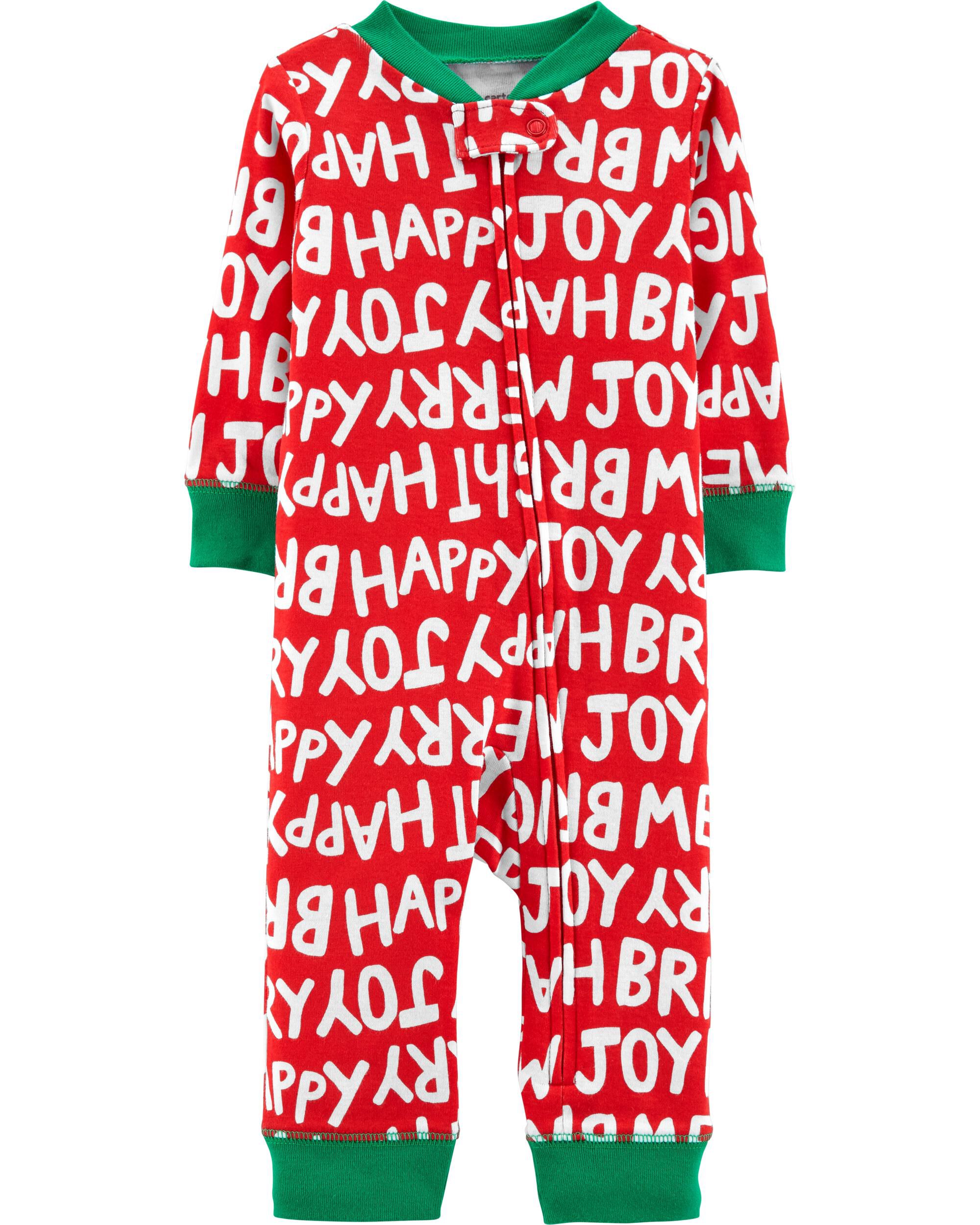 baby christmas pajamas carters