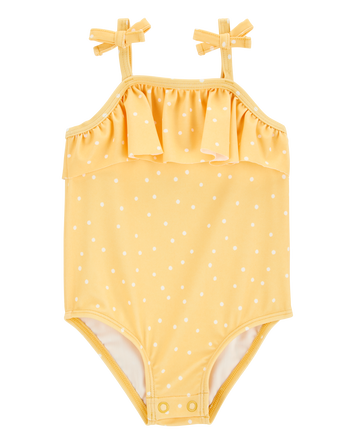 Baby 1-Piece Polka Dot Swimsuit, 